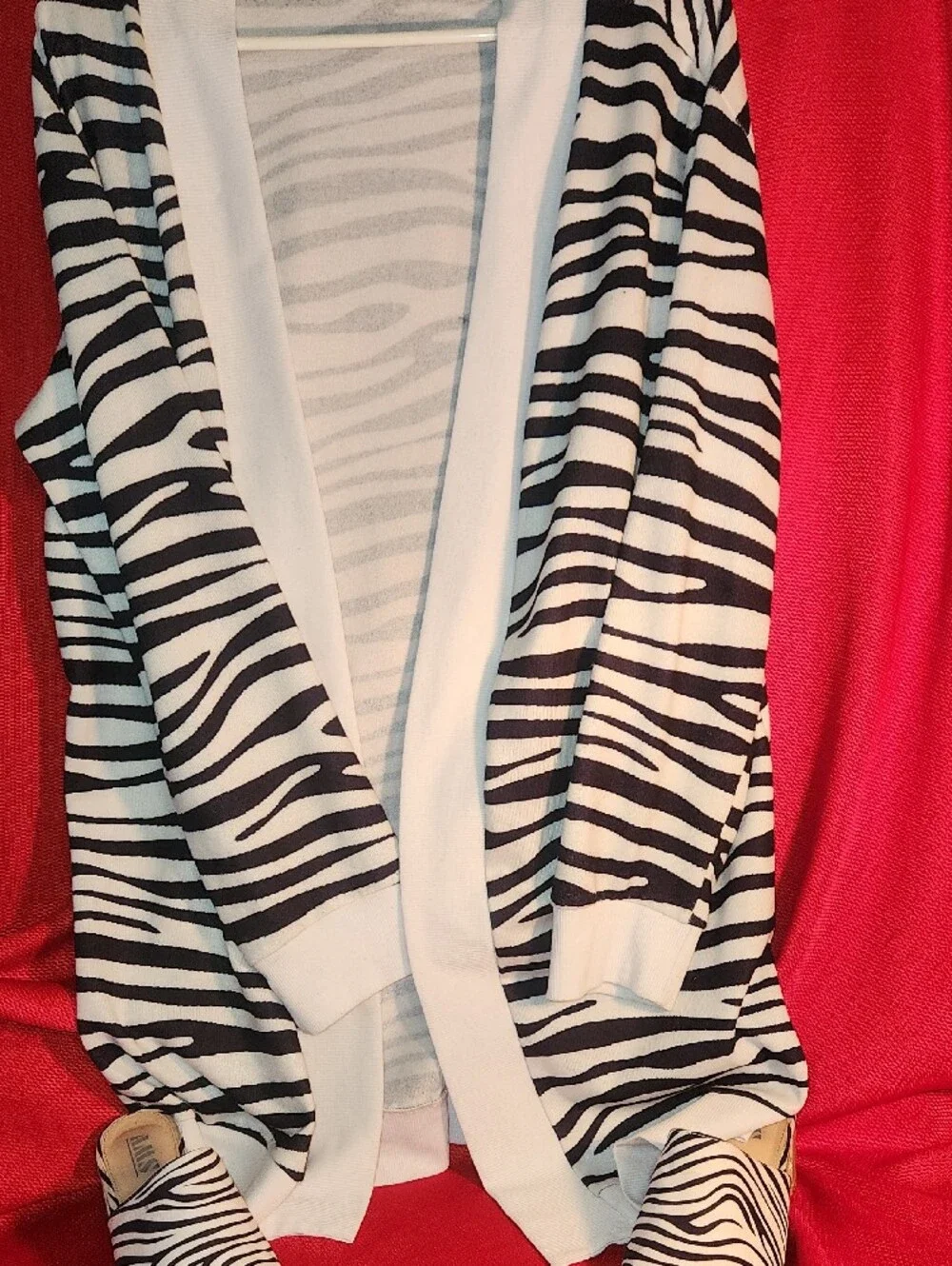 Zebra Priu⁴ant Faux Fur Hat, Bag & Mules Set